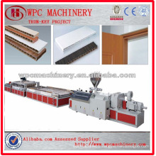 PVC WPC window profile/door frame/decking making machine PVC powder and wood powder composite WPC profile making machine